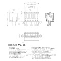 3.81MM pitch with flange spring-type push-in plug-in terminal block with ears